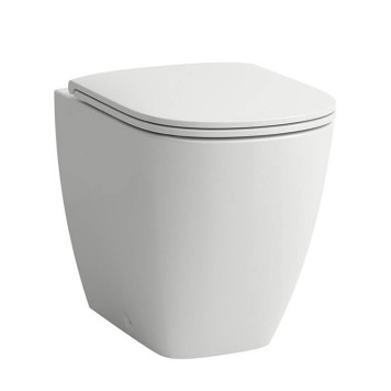 Laufen Lua Унитаз напольный 52x36xh42см, безободковый, цвет: белый глянцевый. 8.2308.1.000.000.1