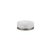 Gessi Emporio accessories Мыльница настольная, сатинированное стекло, цвет: Finox Brushed Nickel. 38827#149