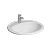Roca 7.3272.0.300.0 Adora Раковина встр. сверху 560x475х190 мм, с отв. под смеситель, без отв. перел 327203000