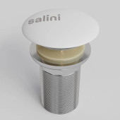 Salini D501 Донный клапан для раковины UpDown, S-Sense, цвет: белый глянцевый. 16121WG