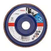 Круг лепестковый торцевой Bosch Ф125 Best for Metal прямой K80 пластик (340)