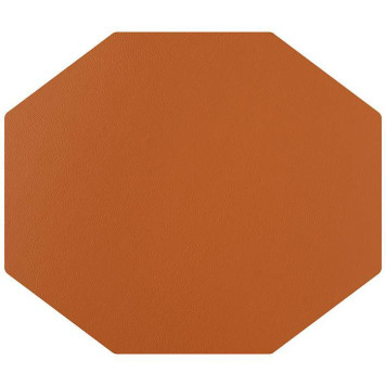 ADJ Шестиугольный плейсмат, 44,5x38 см., цвет: коньяк/бордо-2