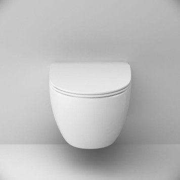 C111700SC Унитаз подвесной FlashClean безободковый с сиденьем микролифт-3