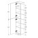 Roca The Gap Шкаф колонна 34x25x150см, цвет: белый. A857427806