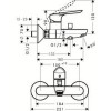 Hansgrohe Logis E смеситель для ванны, цвет: хром