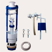 Арматура д/бачка набор б/под бел кноп 1реж универ РБМ АС-16.1