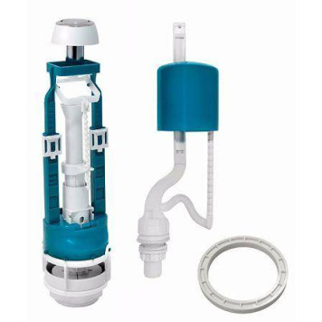 Арматура д/бачка набор 1/2 н/под хр кноп 1реж универ Инкоэр АС3 И-СБкпм-НпрРФ-А-В