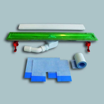 SANIT Дренажный канал с крышкой Standart 850x70 мм для установки на дренажный канал-1