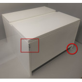 SaleRocaA857639806 Oleta Тумба под умывальник подвесная, 564х548х374 мм, 2 ящика, Белый глянец SaleA857639806_1105