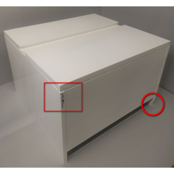 SaleRocaA857639806 Oleta Тумба под умывальник подвесная, 564х548х374 мм, 2 ящика, Белый глянец SaleA857639806_1105