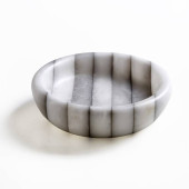 3SC RIGATO Мыльница настольная, цвет: натуральный ALABASTRO/хром . AL01