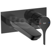 Roca 7.5A35.3.ACN.0 Insignia Смеситель для раковины 196 мм, настен., Titanium Black (внеш. монт ч 5A353ACN0