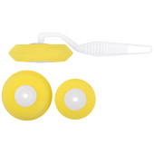 Валик поролоновый желтый угловой, набор 3 шт.