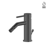 Newform X-STEEL 316 Смеситель для биде на 1 отв.,  с донный клапаном, излив 13.4см.,цвет: PVD Brushed gun metal. 69623X.59.064