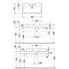 Duravit Vero Раковина 80х47см., 1 отв., подвесная, цвет: белый. 0454800027
