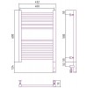 Сунержа Богема 3.0 Полотенцесушитель электрический 40x60h, прав., цвет: белый 12-5805-6040