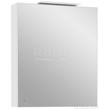 Roca A857646806 Oleta Шкаф зеркальный правый, 600х700х137 мм, LED светильник, Белый глянец A857646806