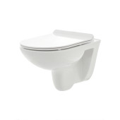 AQM2008 Унитаз подвесной с сиденьем SoftClose, технология смыва Rimless. 530x355x360 AQM2008