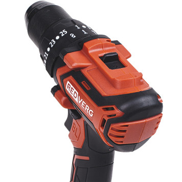 Шуруповерт аккумуляторный ударный бесщеточный REDVERG RD-IS18BL/U2-5