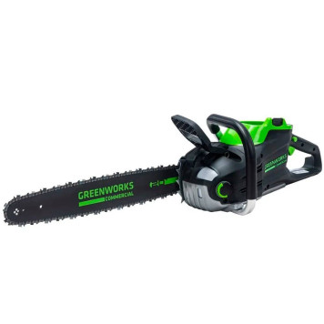 Пила цепная аккумуляторная Greenworks 82V,51 см, б/щ (АКБ 5 Ач. и ЗУ)-1