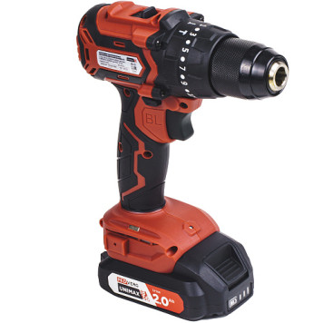 Шуруповерт аккумуляторный ударный бесщеточный REDVERG RD-IS18BL/U2-1