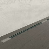 Душевой лоток BETTOSERB Slim Line 650 ; Корпус из ABS-пластика, минимальная высота монтажа 68мм
Пропускная способность до 45 л/мин, 40л/мин с сухим затвором 
Двойная дренажная система
регулируемая по высоте дизайн-вставка +/- 12мм (нерж.сталь AISI 304)
си