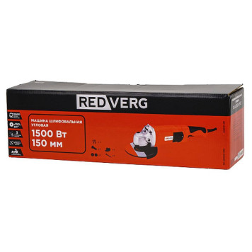 Машина шлифовальная угловая REDVERG RD-AG1500-150S-2