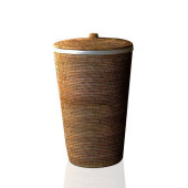 Decor Walther Basket WB Корзина для белья 40x65см, с крышкой, напольная цвет: ротанг темный. 0922392