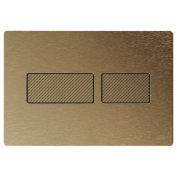 TECEsolid Панель смыва с двойной системой смыва для унитаза, цвет: бронза. 9240435