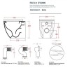 Artceram FILE 2.0 Унитаз напольный 53х37хh42см, безободковый, слив универсальный, с крепежом, цвет: verde foresta