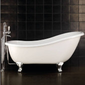 DevonDevon Regina Ванна чугунная отдельностоящая 163.5х76х65см, цвет: белый. SFD1058SCR,  2MRREGINAPDCRDD,  AS06251DE3CR