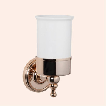 TW Bristol 109, подвесной cтакан, керамический (белый), цвет: светлое золото-1