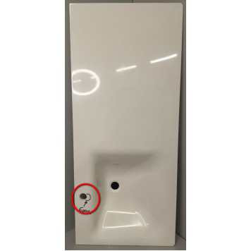 SaleAqwellaFOR.11.04.D-L Forma 115 Раковина левая 1150х500х(10) мм, с отв. под смес. SaleFOR.11.04.D-L_1099