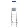Стремянка Алюмет 6 ступеней алюминиевая с пластиковым органайзером