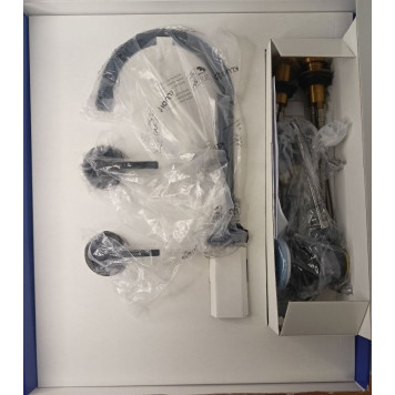 SaleKludi201433915 Nova Fonte Pur Смеситель для раковины 185 мм, на 3 отв., со слив гарн, 90°, Компл Sale201433915_1028