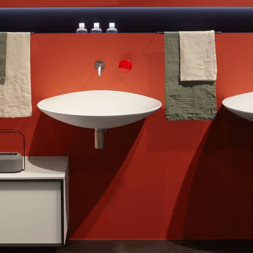 Antonio Lupi Venere Раковина 40х60 см, без отв., подвесная, цвет: белый-1