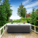 Jacuzzi J375 Минибассейн 231х231х97см, уф+озон, теплоизоляция, подсветка, Bluewave, 3кВТ, цвет Platinum, внешняя панель Smoked Ebony