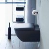 Duravit Happy D.2 Plus Унитаз подвесной rimless 36.5x54см, , вкл. крепление Durafix, цвет: антрацит матовый