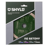 Круг алмазный SHYLD сегментный по бетону, кирпичу, камню 150х22,23 мм(30120)