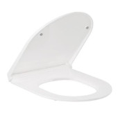 Kludi 24WCS43S Resa D Сиденье для унитаза, slim, SoftClose, дюропласт, белый 24WCS43S