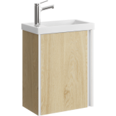 AQ URB0145DD Urban Тумба под умывальник, подв., с одной универс. дверью, 435х540х250 мм, Дуб Давос URB0145DD