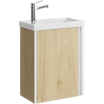 AQ URB0145DD Urban Тумба под умывальник, подв., с одной универс. дверью, 435х540х250 мм, Дуб Давос URB0145DD