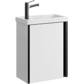 AQ URB0145W Urban Тумба под умывальник, подв., с одной универс. дверью, 435х540х250 мм, белый URB0145W