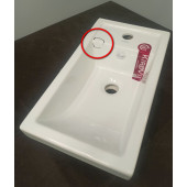 SaleAQ4640021065907 Kirovit Раковина Фостер 450 455х250х147 мм, с отв. под смес, хром кольцо перелив Sale4640021065907_1078