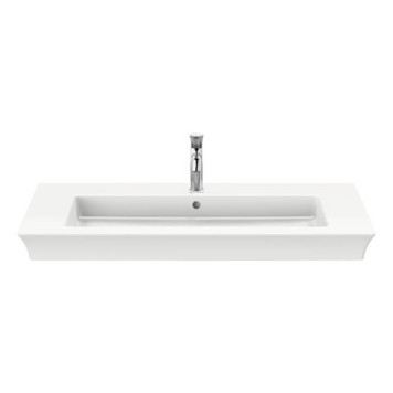 Duravit White Tulip Раковина накладная 105х49см, с переливом, с 1 отв., цвет: белый-2