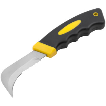 Нож для напольных покрытий, нерж.сталь, прорезиненная ручка-1