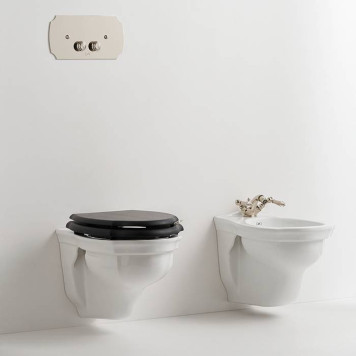 DevonDevon Westminster Биде подвесное 35х36см., 1 отв., цвет: белый. IBBID1FSWES-5