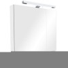 Roca The Gap Original Зеркальный шкаф 80x12.9x85см, с LED-светильником, блоком с розеткой, цвет: белый. Z.RU93.0.288.7