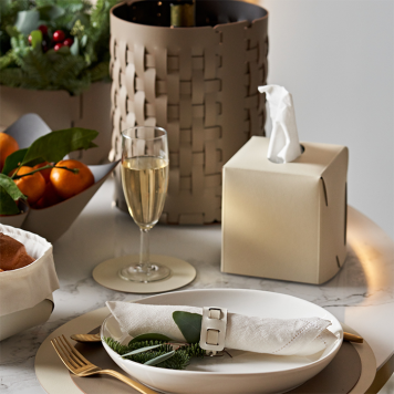 ADJ Круглый плейсмат, D30 см., цвет: капучино/шоколад-1