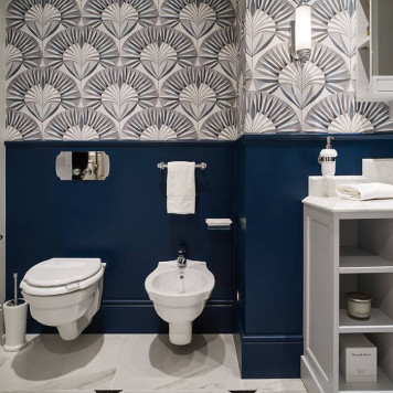 DevonDevon Westminster Биде подвесное 35х36см., 1 отв., цвет: белый. IBBID1FSWES-2